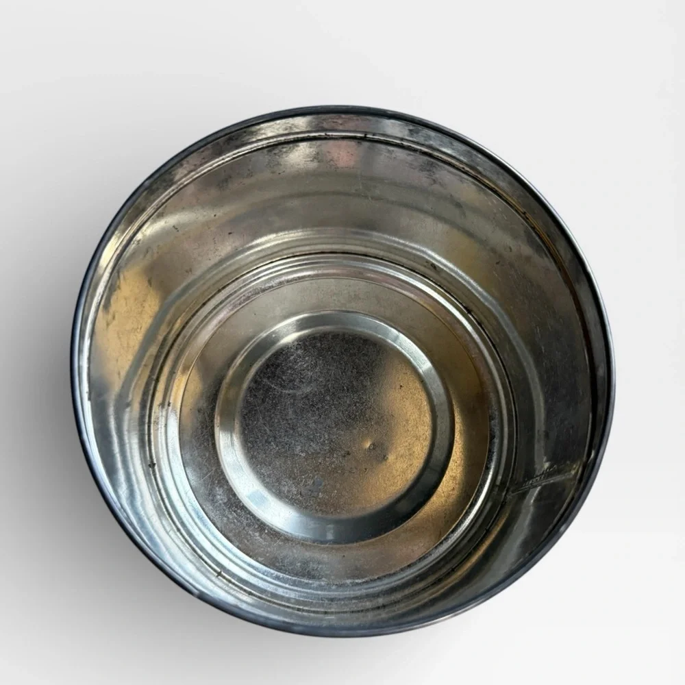 Vintage Mrs. Leland's Old Fashioned Golden Butter Bits Candy Tin - 1958/1961